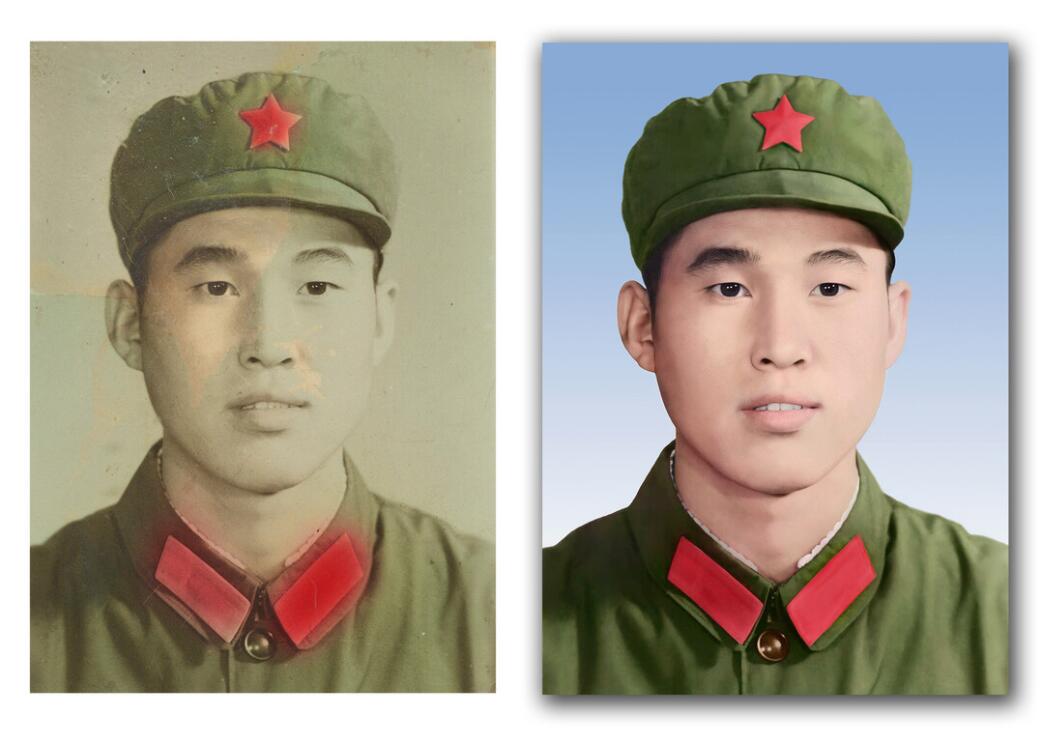 青山湖破损照片修复-18